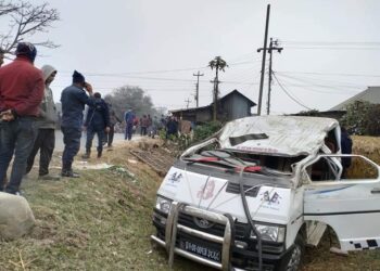 सवारी दुर्घटनामा ३ जनाको मृत्यु
