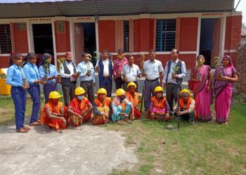 बाल अधिकार चेतना समूहले गरे वृक्षारोपन