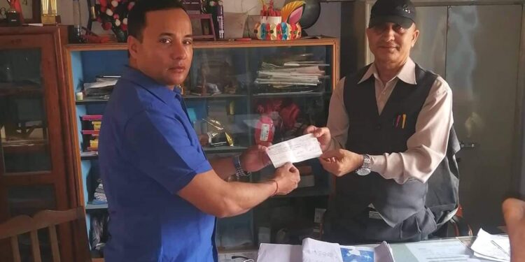 स्वर्गीय बुवाको नाममा १ लाख २१ हजारको अक्षय कोष स्थापना