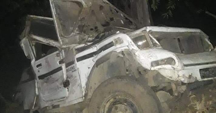 जिप दुर्घटना हुँदा चालकको मृत्यु