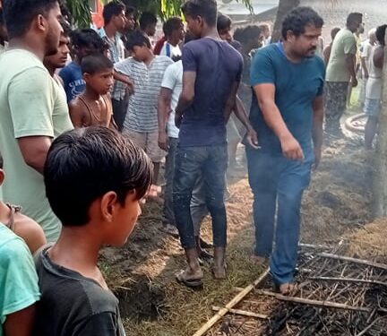 भोक्राहा अन्सारी टोलमा आगलागी