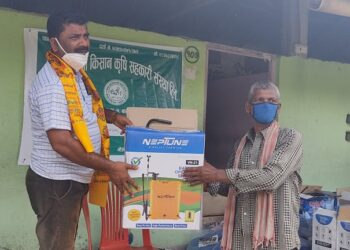 अनुदानमा कृषि सामग्री वितरण