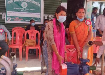 भोक्राहामा कृषि सामग्री वितरण