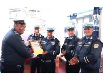 ट्राफिक प्रहरी साउँदसहित तीनजना प्रहरी पुरस्कृत