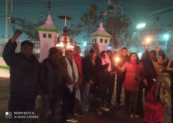 मधेस प्रदेशको खुस्यालीमा जसपा नेताहरुद्वारा लहानमा दीपावली मनाईयो