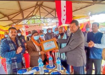 काङ्ग्रेसको १४ औं महाधिवेशनबाट नवनिर्वाचित नेताहरुलाई सम्मान