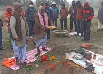 देवानगंजमा आयुर्वेद औषधालयको शिलान्यास सम्पन्न