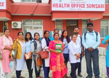 टाईफाईड रोग विरुद्धको खोप अभियान सुरु हुदैँ