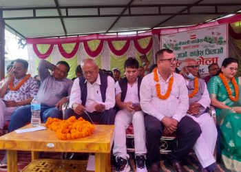 नेपाली काग्रेंसको घरघर जाऔं, काग्रेंस जिताऔं अभियानको क्रममा जिल्ला भेला