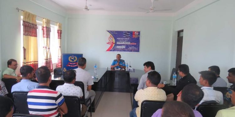 जिल्लामा हुने गुण्डागर्दी पूर्ण रुपमा रोक्ने:प्रहरी उपरीक्षक प्रभु