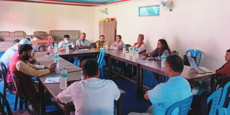 जिल्लास्थित सम्पादकहरुसँग अन्तरक्रिया