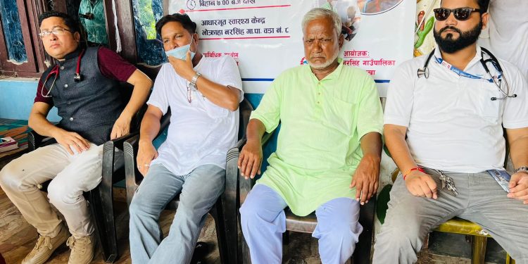 सोनियाही-उल्टीमा निःशुल्क स्वास्थ्य शिविर