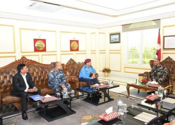 सुरक्षा निकायका प्रमुखहरुबीच जङ्गी अड्‍डामा छलफल