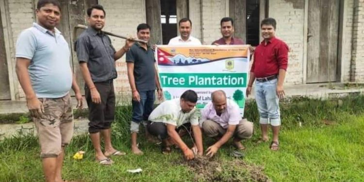 लहान बजारलाई ग्रीन सिटी बनाउन लागेको हो,लायन्स क्लव अफ लहान फुलवारी