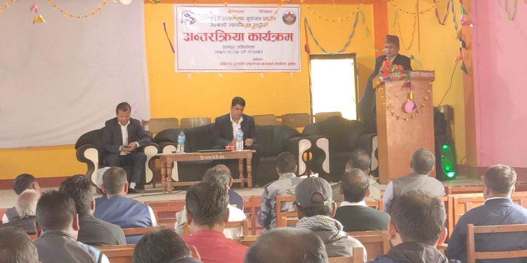 प्रतापपुर गाउँपालिकामा अख्तियारको अन्तरक्रिया