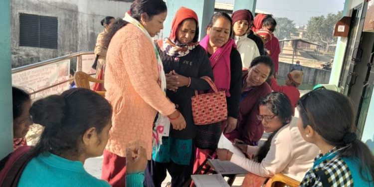 चौधरी फाउन्डेसनको सहयोगमा निशुल्क पाठेघर स्वास्थ्य परिक्षण शिविर सञ्चालन