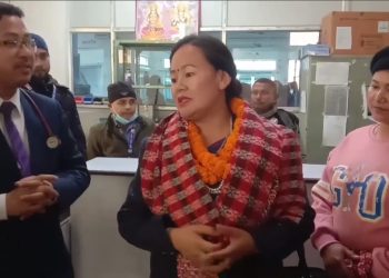 मन्त्रिद्धारा जिल्ला अस्पताल र स्वास्थ्य कार्यालयको अनुमगन निरिक्षण