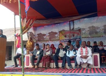 प्रदेश सभा सदस्य हाजी इस्राईल मन्सुरीद्वारा सरस्वती मन्दिरको उद्घाटन
