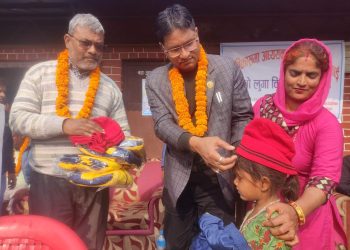 भोक्राहा नरसिंहमा उदाहरणीय काम, बालविकासमा अध्ययनरत्त बच्चाले पाए न्यानो कपडा