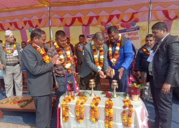 अन्तर बिद्यालय खेलकुद तथा राष्ट्रपति रनिङ्ग शिल्ड प्रतियाेगिताकाे शुरुवात