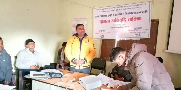 शम्भुनाथ नगरपालिकामा दुई दिने क्षमता अभिवृद्धि तालिम सम्पन्न