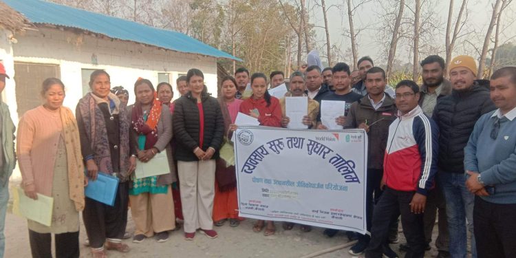 व्यावसाय  सुरु तथा सुधारका लागि ३ दिने तालिम सपन्न