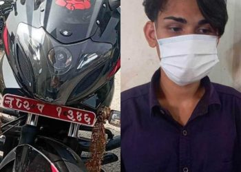 मोटरसाईकल चोरीमा समलग्न पक्राउ