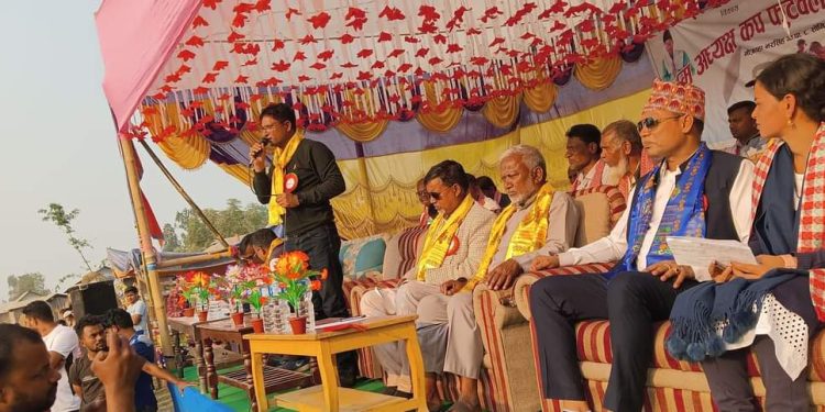 साेनयाहीमा अध्यक्ष कप फुटवल प्रतियोगिता संचालन