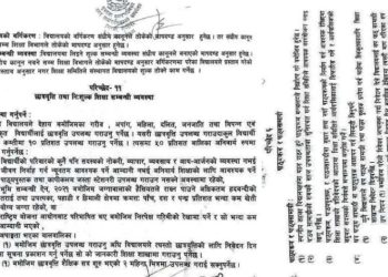 इनरुवाकाे निजी विद्यालयकाे मनपरी