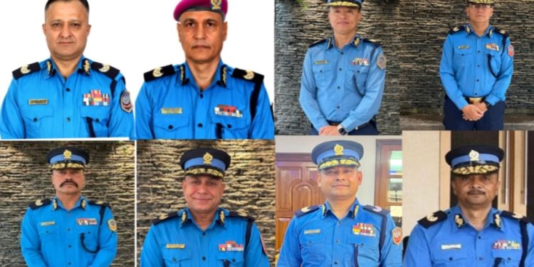 एसएसपी बाट डीआईजीमा बढुवा भएका १३ जनाको पदस्थापन