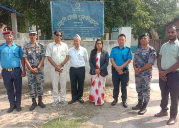 चोरी तस्करी नियन्त्रण गर्न सुरक्षा अधिकारीको अनुगमन