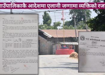 राजनीतिक पहुँच र दलको कार्यकर्ताले गरे सार्वजनिक जग्गा कब्जा