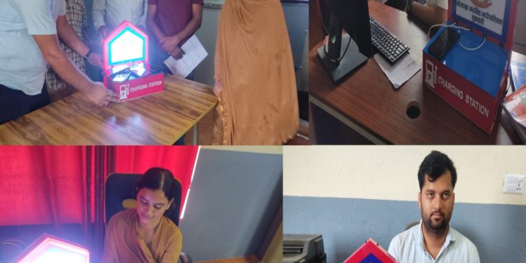 भाेक्राहा नरसिंहमा माेवाइल चार्जिङ स्टेसन स्थापना