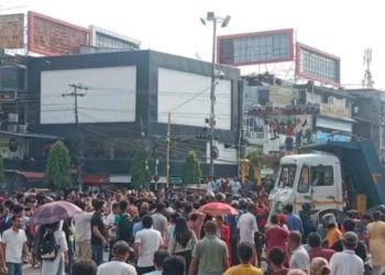 इटहरीमा टिपरको ठक्करबाट एक महिलाको मृत्यु, अवस्था तनावग्रस्त