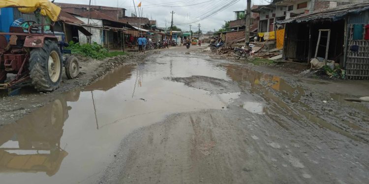 देवानगञ्ज- इनरूवा सडक खण्डको अवस्था जीर्ण, सम्बन्धित निकाय माैन