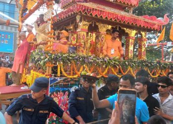 सुनसरीको इनरुवा सहित विभिन्न छ स्थानबाट निस्कियाे रथ यात्रा