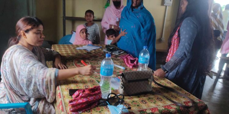 साेनयाहीमा निःशुल्क स्वास्थ्य शिविर सम्पन्न