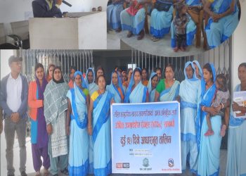 भाेक्राहा नरसिंहमा स्वास्थ्य स्वयंसेविकाहरूकाे लागि आधारभूत तालिम सम्पन्न