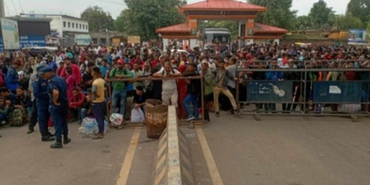 नेपाल भारत सीमा नाकामा नेपाली अलपत्र