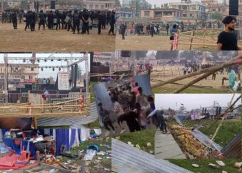 प्रिति पासवानकाे डान्स राेकिएपछि दर्शकहरूले गरे स्टेजमै ढुंगामुढा