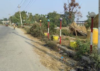 सौन्दर्यीकरणका लागि गरिएको लाखौ रकम बालुवामा पानी