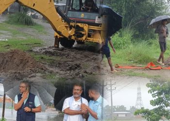 बाढी प्रभावित क्षेत्रमा गाउँपालिका अध्यक्ष अजमल आजादको सक्रियता