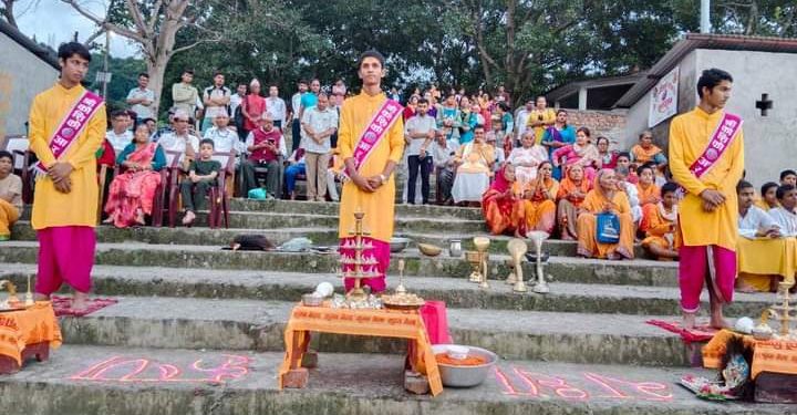 चतराधाममा कौशीकि सन्ध्या आरती हुने