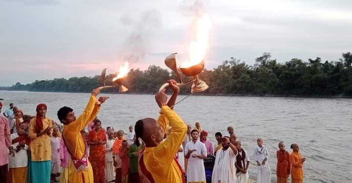 चतराधाममा शनिवार सन्ध्याकालिन महा आरती