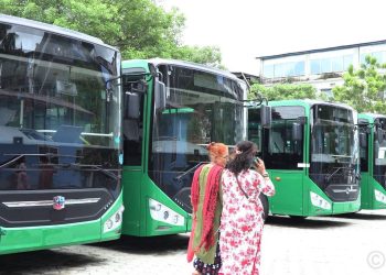 विद्युतीय बस सेवा सञ्चालन