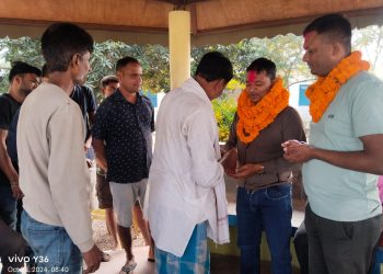 देवागञ्जमा प्रहरी चौकी इन्चार्ज रामसुन्दर यादवलाई भव्य विदाई, नयाँ इन्चार्ज जीवन कार्कीलाई स्वागत 