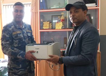 प्रस्तावित गुल्म भन्टावारीलाई प्रिन्टर हस्तान्तरण