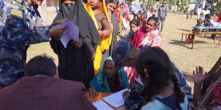 सशस्त्र प्रहरी नवलपरासीको स्वास्थ शिविर