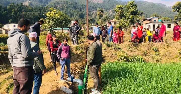 सिचाई योजनाले किसानलाई राहत, जुगेटारमा लिफ्ट सिचाई योजना कार्यान्वयन