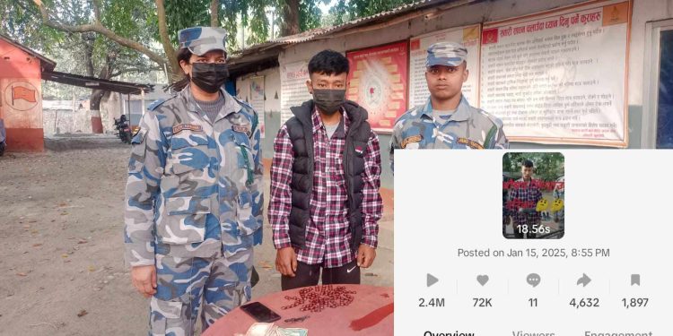 लागूऔषध सहित पक्राउ गरिएको भिडियो सामाजिक सञ्जालमा भाइरल